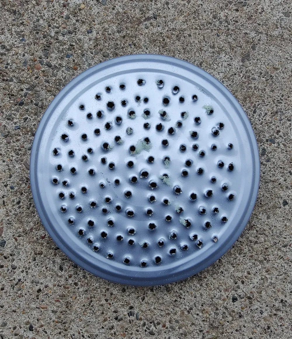 Scraper tool used for sculpting the foam